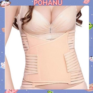 Đai nịt bụng nữ Pohanu gen định hình eo thon dáng chuẩn sau sinh cho mẹ GN11