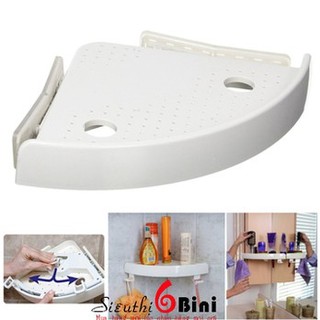 Kệ Góc Tường Hút Chân Không Hình Tam Giác - Giá Đỡ Góc Tường Đa Năng Chịu Lực