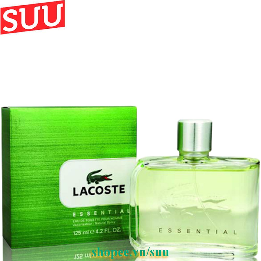 Nước Hoa Nam 125ml Lacoste Essential Pour Homme, suu.shop cam kết 100% chính hãng