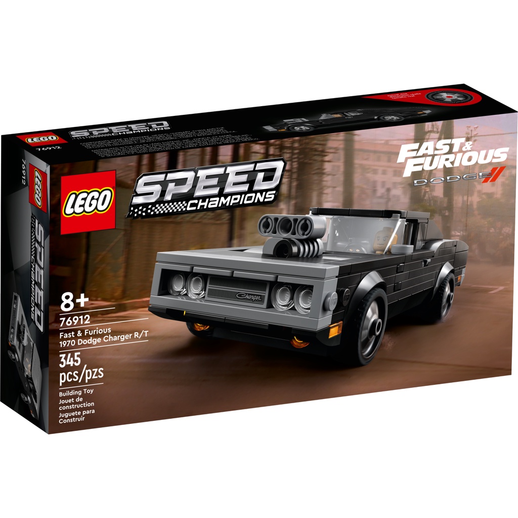 76912 Đồ chơi lắp ráp Iego Speed Champions Fast & Furious 1970 Dodge Charge - Đồ chơi lắp ráp Siêu xe