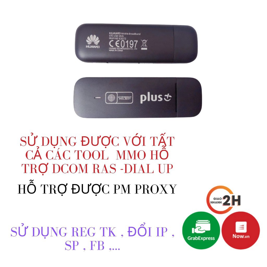 Tặng sim - Dcom 4G huawei E3372 đổi ip đổi mac , usb 4g huawei tốc độ tối đa 150mbs | BigBuy360 - bigbuy360.vn