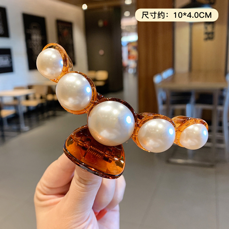 Kẹp tóc đính ngọc trai phong cách Hàn Quốc thời trang sang trọng cho nữ