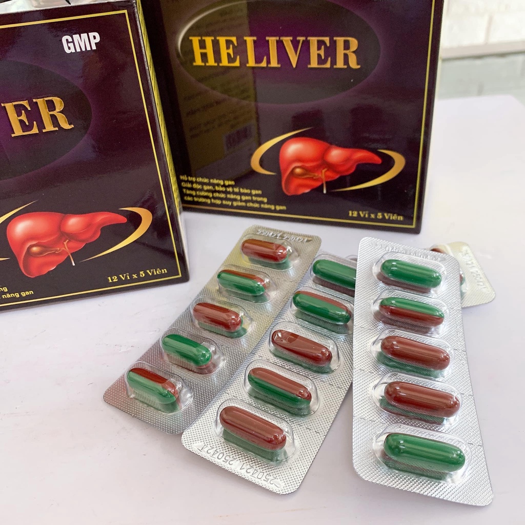 BỔ GAN HELIVER - HỖ TRỢ TĂNG CƯỜNG CHỨC NĂNG GAN, BẢO VỆ TẾ BÀO GAN, THANH NHIỆT GIẢI ĐỘC