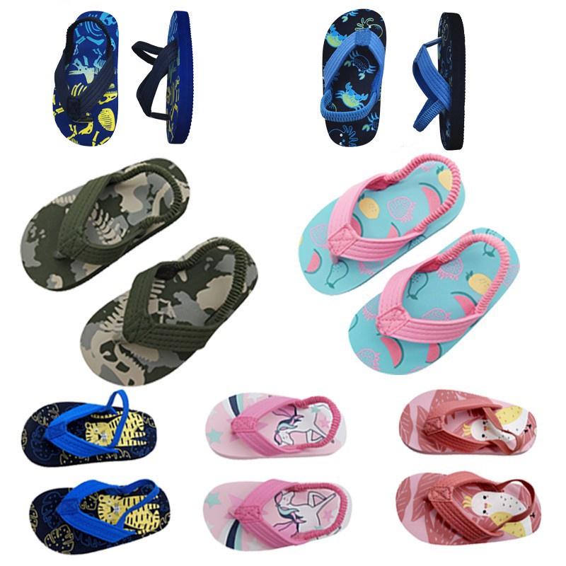 Giày sandal SANITKUN xỏ ngón quai hậu co giãn thiết kế thoải mái đáng yêu dành cho trẻ em