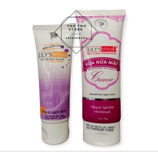 Sữa rửa mặt lily white dưỡng trắng da sạch nhờn mờ thâm