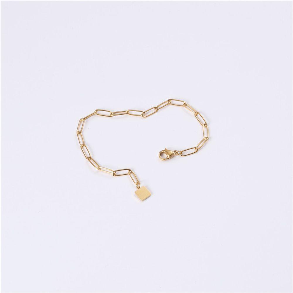 MXGOODS Vòng Đeo Tay Bằng Thép Titan Thời Trang Đường Phố Vintage Dành Cho Nữ