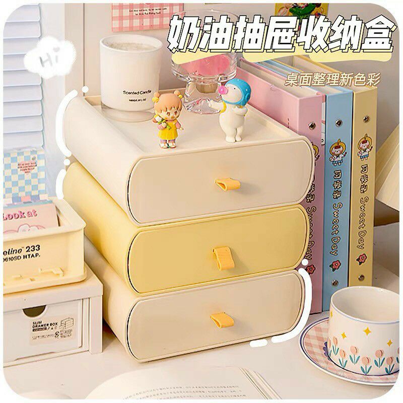 Hộp Đưng Mỹ Phẩm Đồ Trang Điểm 3 Tầng