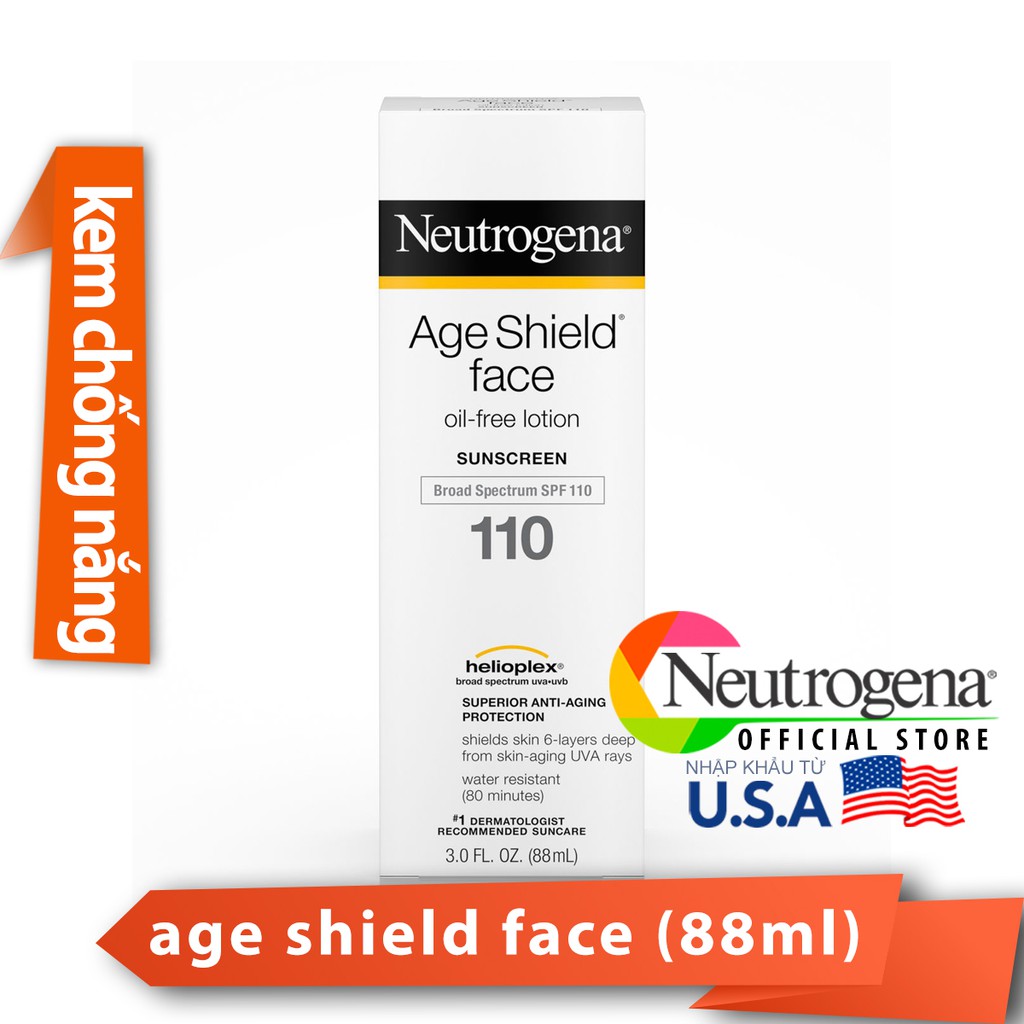 Kem Chống Nắng Neutrogena Age Shield Face SPF 110 (88ml) _ NTG002CN