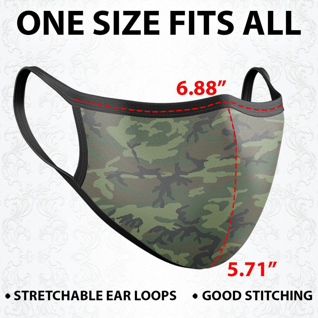 [BÁN LẺ GIÁ SỈ]Khẩu Trang Camo Họa Tiết Lính Độc Lạ Hàng VNXK | BigBuy360 - bigbuy360.vn