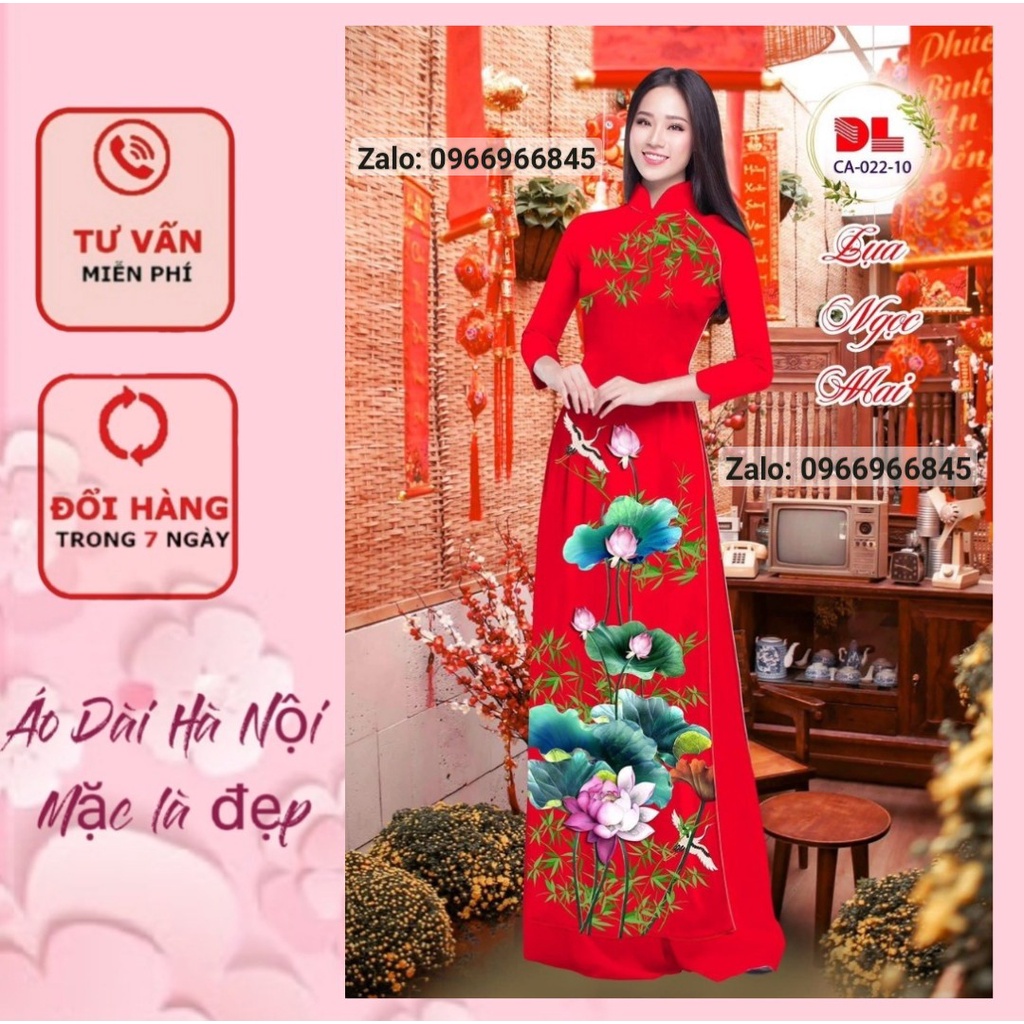 4 mẫu áo dài in 3D đẹp trẻ trung - ÁO DÀI HÀ NỘI