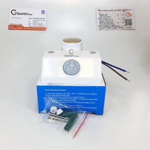 Đui đèn cảm ứng hồng ngoại bật tắt GIATOT.shop ZD1309, hàng đẹp GiatotHN