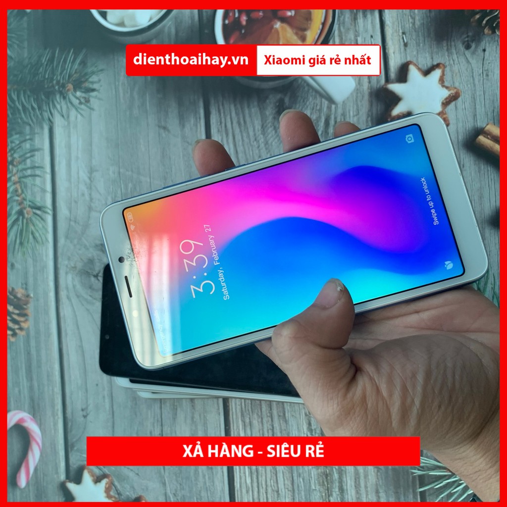 Điện thoại Xiaomi Redmi 6A Chơi Liên Quân, PUBG, Freefire mượt mà cài sẵn tiếng việt và CH Play kèm sạc,cable nhanh