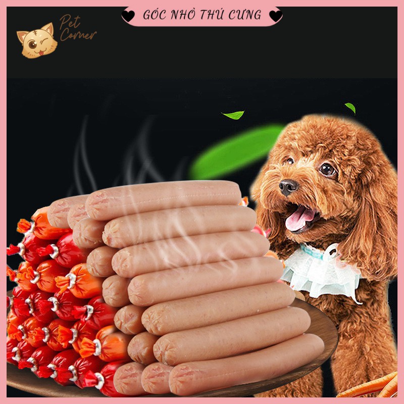 [Gói 30 que] Xúc xích dinh dưỡng Pet Snacks cho thú cưng 500g (Xúc xích ăn liền bổ sung dưỡng chất cho chó mèo)