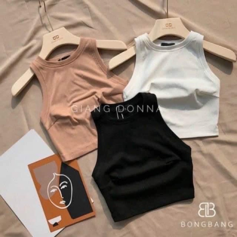 Áo Ba Lỗ Nữ Croptop Basic alohashop91