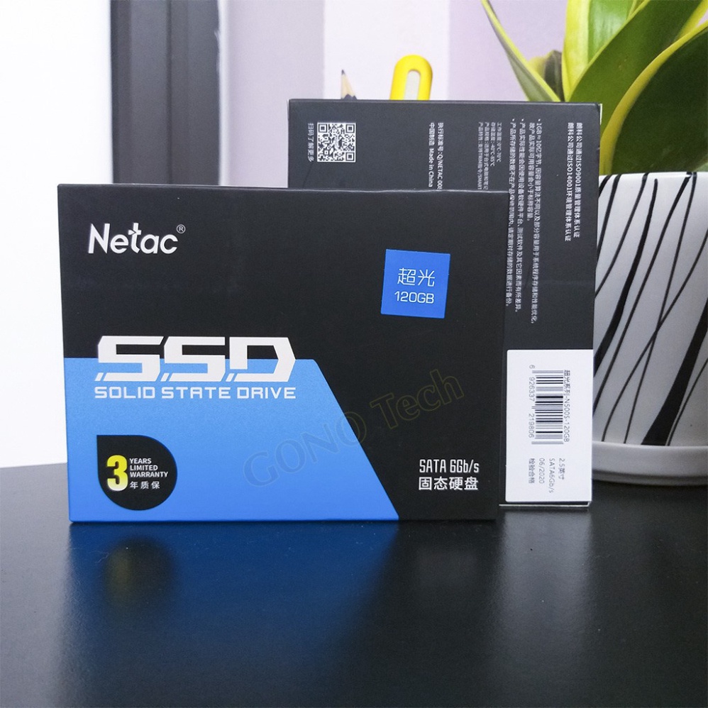 Ổ Cứng Ssd Netac 512G 256G 128G 535S Sata3 2.5 Inch Fullbox Chính Hãng