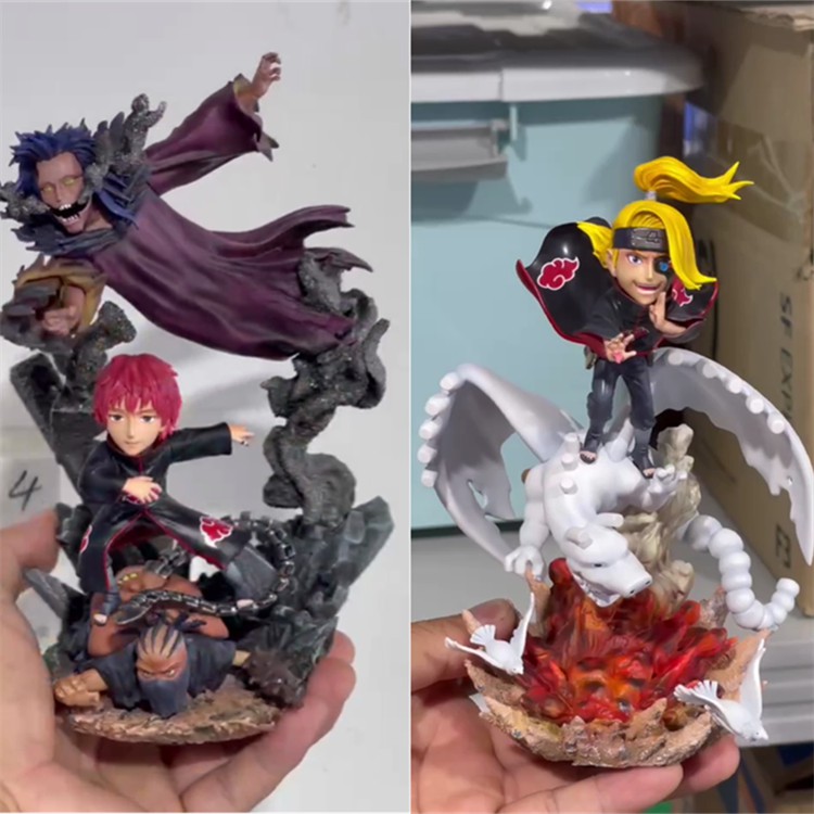 Mô hình Naruto Resin chính hãng - WCF Akatsuki Pain & Konan & Sasori & Deidara - ST Studio