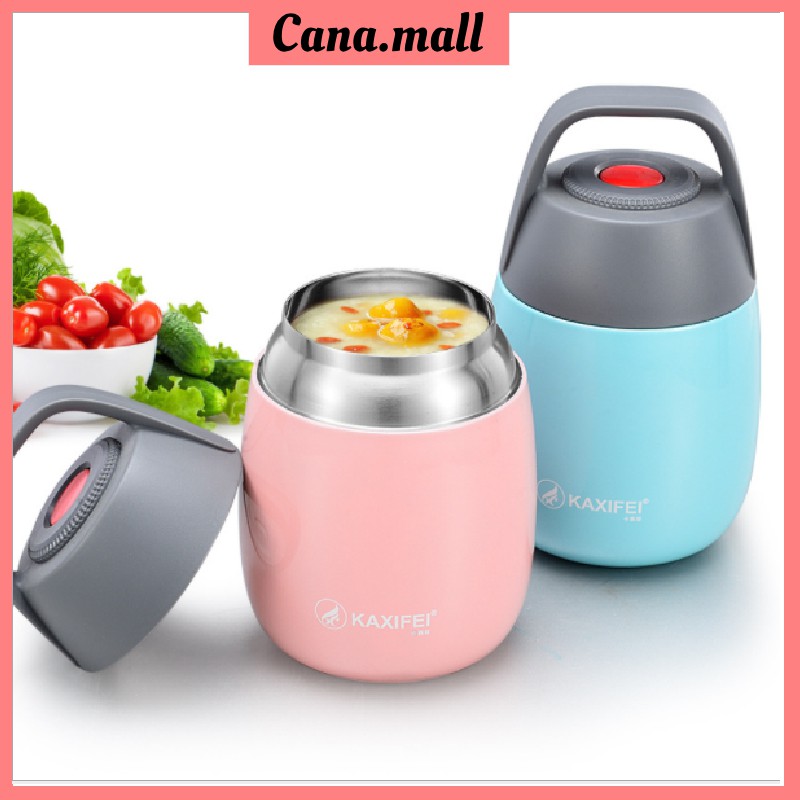 Bình giữ nhiệt, Cốc đựng canh giữ nhiệt, Cốc ủ cháo ruột inox mới