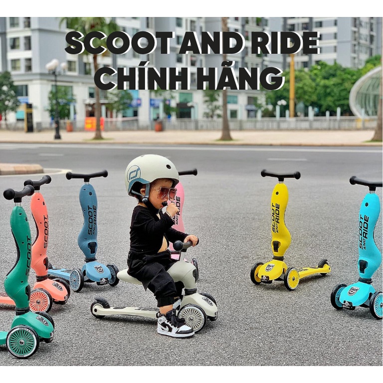 Scoot And Ride Highwaykick 1 - Xe Scooter - Xe chòi chân Scooter Cho Bé từ 1 đến 5 tuổi