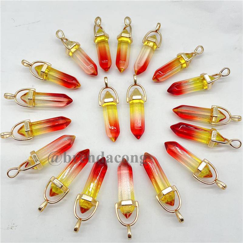 Mặt Vòng cổ Pha Lê Nhân Tạo Nhiều Màu Thời Trang DIY