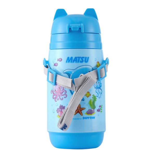 Bình nước học sinh nhựa DUY TÂN Matsu 400ml (9.5 x 8.4 x 20 cm) - 12811