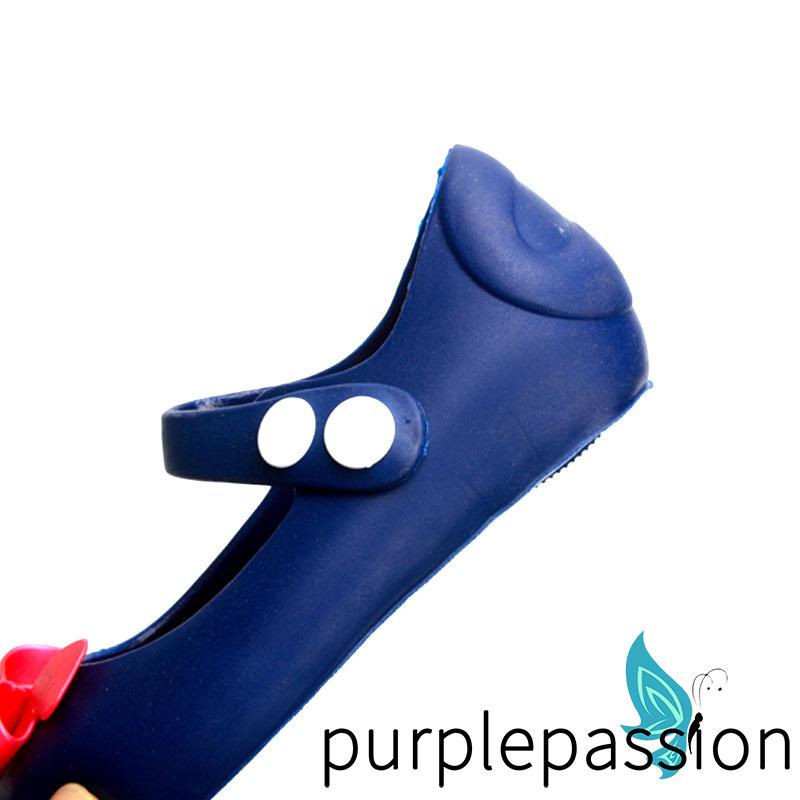 Giày sandal chống trượt thoáng khí đính nơ thời trang mùa hè cho bé gái