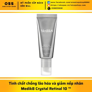 Tinh chất chống lão hóa và giảm nếp nhăn Medik8 Crystal Retinal 10™ - Sample 1ml