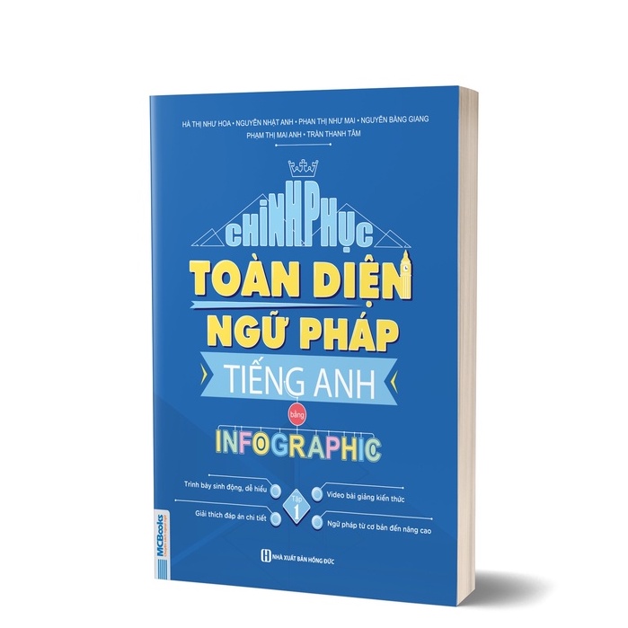 Sách - Chinh phục toàn diện ngữ pháp bằng Infographic