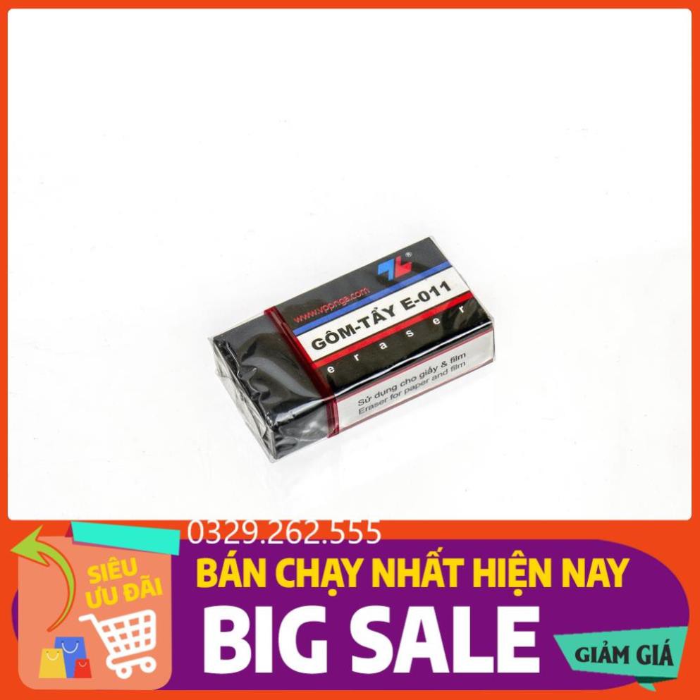 (FreeShip) Gôm tẩy đen thiên long TL E-011