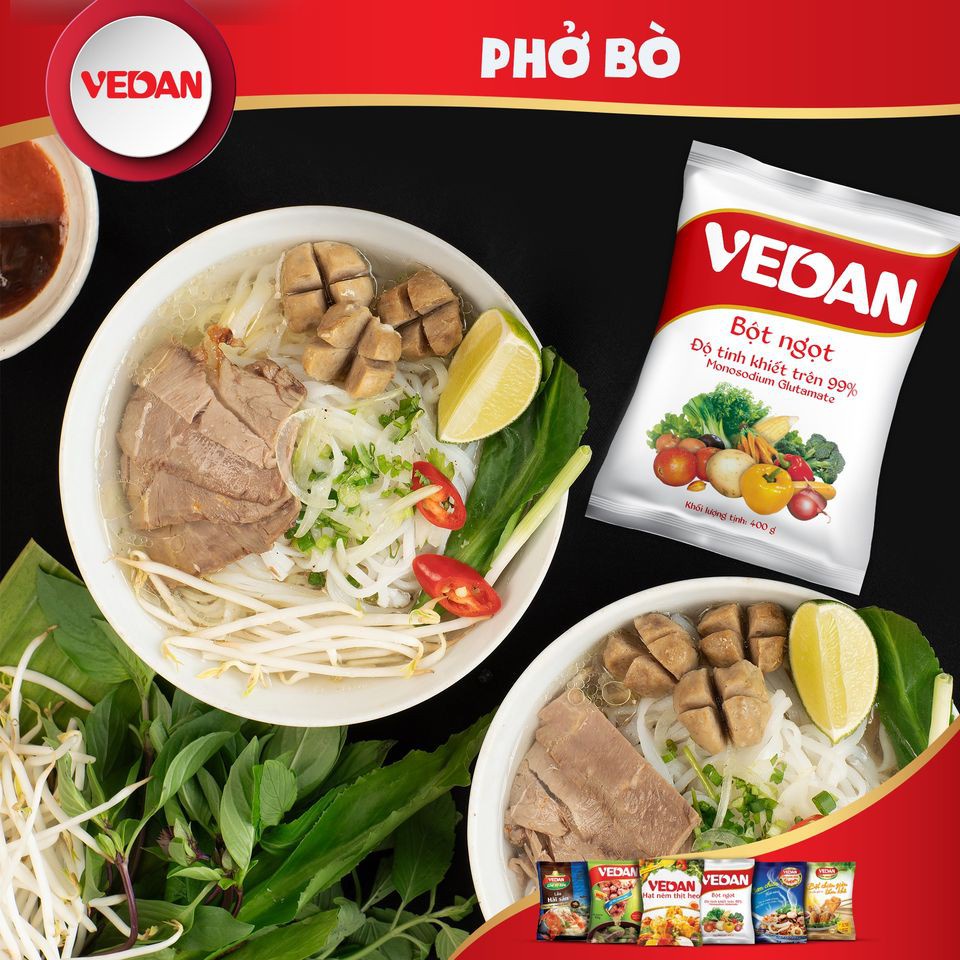 Bột ngọt Vedan 1kg/gói, NGỌC HIỂN FOODY