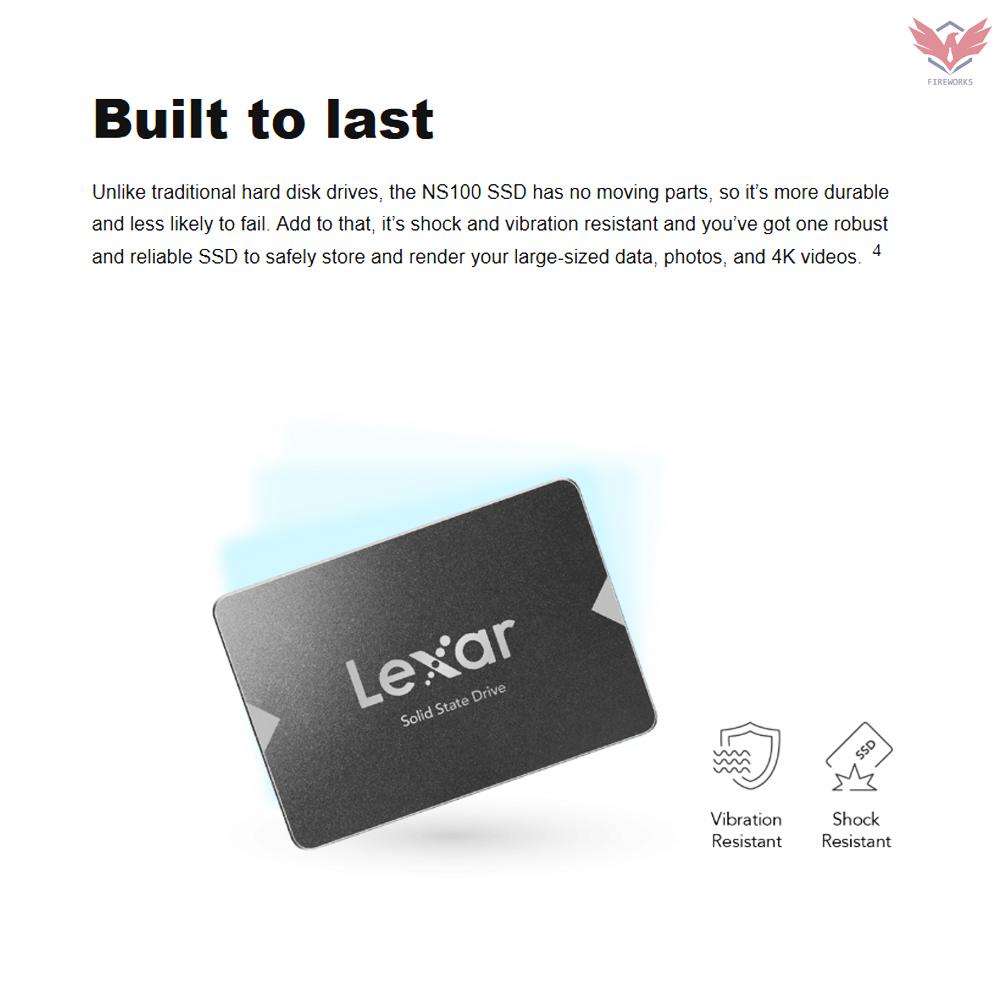 Ổ Cứng Ssd Fir Lexar Ns100 2.5 "Sata Iii (6Gb / S) 128gb Tốc Độ Cao | BigBuy360 - bigbuy360.vn