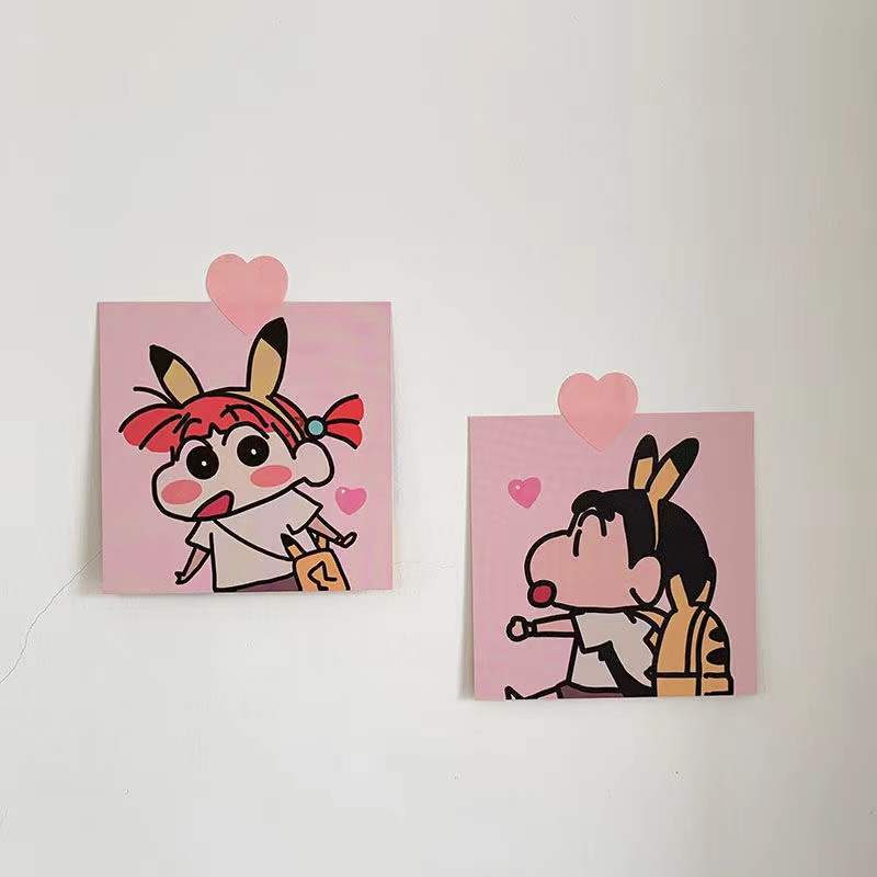 Cuộn 500 Miếng Dán Hình Trái Tim Nhiều Màu Trang Trí