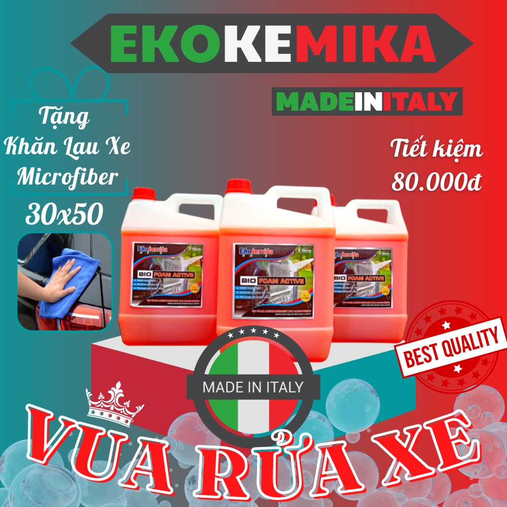 Dung Dịch Rửa Xe Bọt Tuyết Bio Foam - Made In Italia