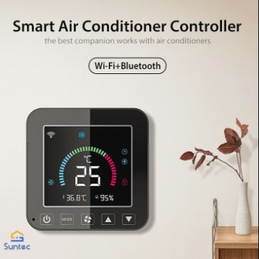 Bộ Cảm Biến Điều Khiển Từ Xa Wi-Fi/Zigbee IR Thông Minh TUYA, Cảm Biến Hiển Thị Nhiệt Độ và Độ Ẩm Cho TiVi, Điều Hòa