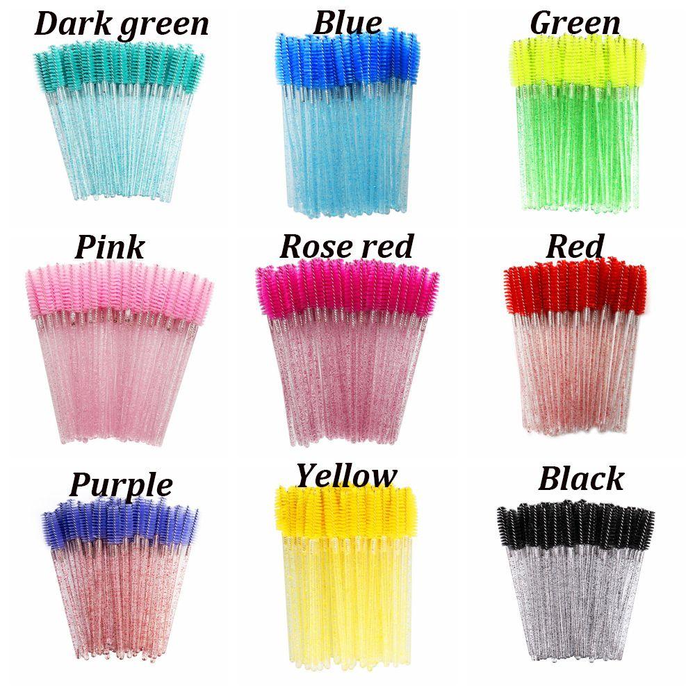 Bộ 50 Cọ Chuốt Mascara Trang Điểm Lông Mi Dùng Một Lần