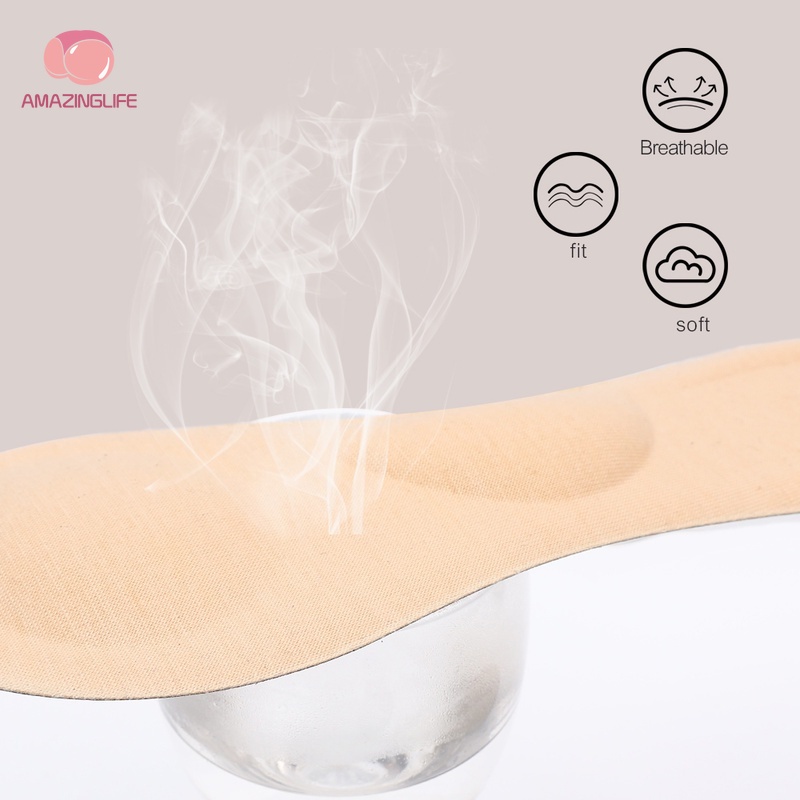 Miếng Đệm Lót Giày 4D Giảm Đau Đầu Tròn Thoải Mái Cho Nữ