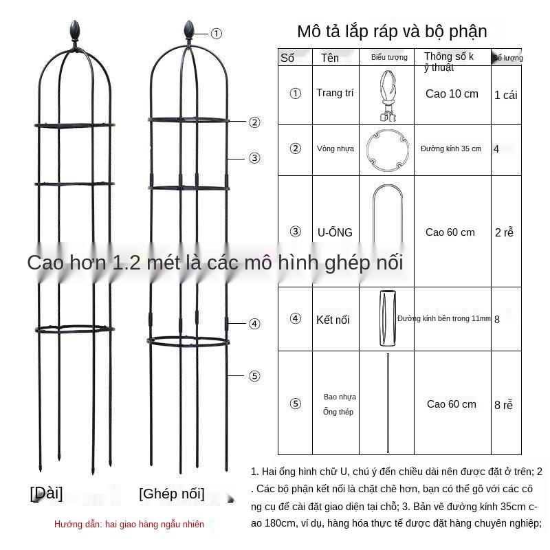 Kiểu dáng Châu Âu cây leo giàn hoa dây giá đỡ bằng sắt rèn nhựa bọc hồng clematis trang trí cột chống sàn ban côn