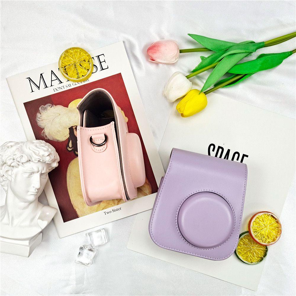 Vỏ Da PU Bảo Vệ Máy Ảnh ifilm Instax Mini 11 Có Thể Điều Chỉnh