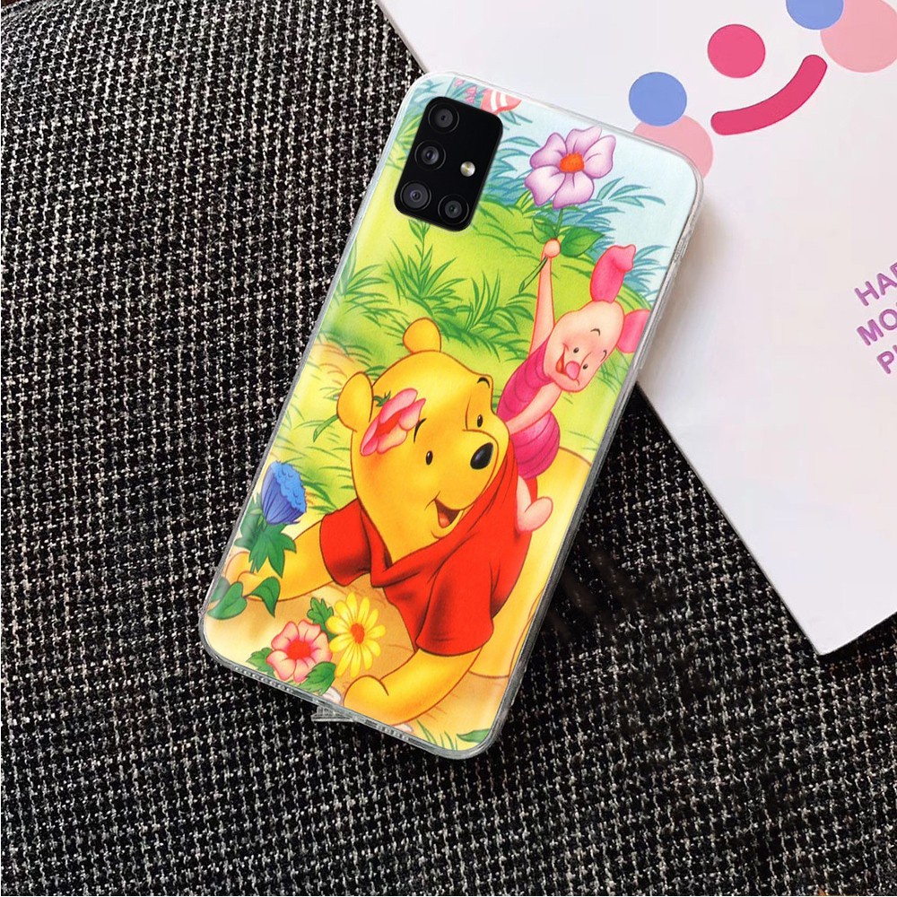 Ốp Điện Thoại Dẻo Trong Suốt Họa Tiết Hoạt Hình Winnie Pooh Dễ Thương Cho Xiaomi Mi A1 A3 Lite Poco X3 Nfc Mix Max 2 3 Pro Va102