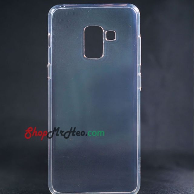 Ốp lưng samsung A8+2018 dẻo trong suốt Ou Case vu Case chính hãng
