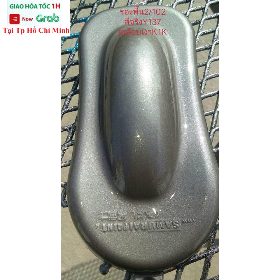 Sơn Xịt Samurai Màu Xám Bạc Lốc Máy S.C Silver Grey Uy Tín