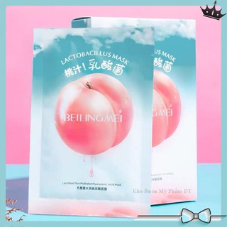 Mặt Nạ🎀Miếng Mặt Nạ Tơ Chiết Xuất Quả Đào Beilingmei🎀