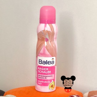 Bọt cạo lông Balea làm mềm da
