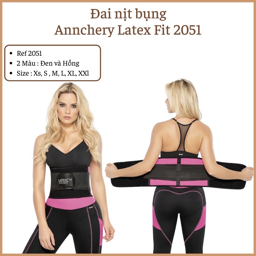 Đai nịt bụng Annchery Latex 2026 🔥 CHẤT LƯỢNG CAO 🔥 đai nịt bụng hỗ trợ nâng ngực giúp phụ nữ lấy lại vóc dáng
