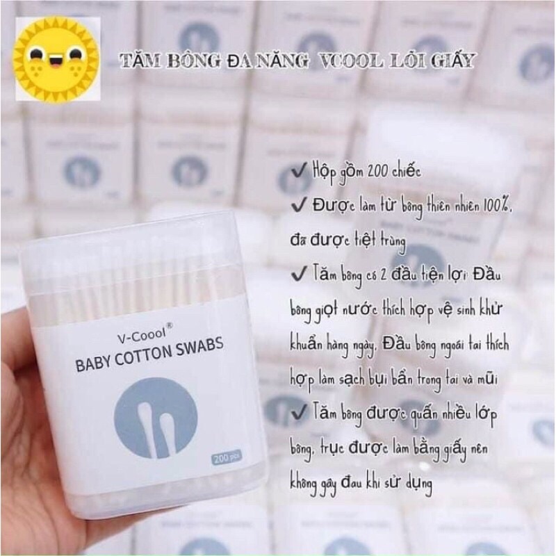 Tăm bông trẻ em V cool