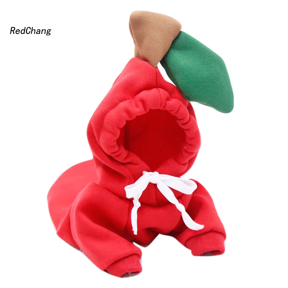 Áo Hoodie Polyester In Họa Tiết Trái Cây Nhiều Màu Sắc Thời Trang Mùa Đông Cho Thú Cưng