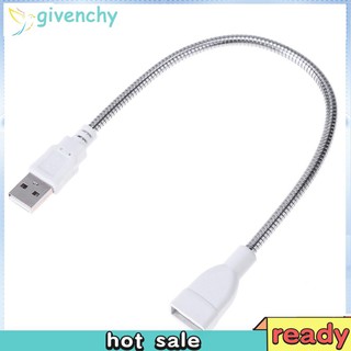 Dây nối đèn LED mở rộng bằng kim loại cổng cắm USB dương sang âm