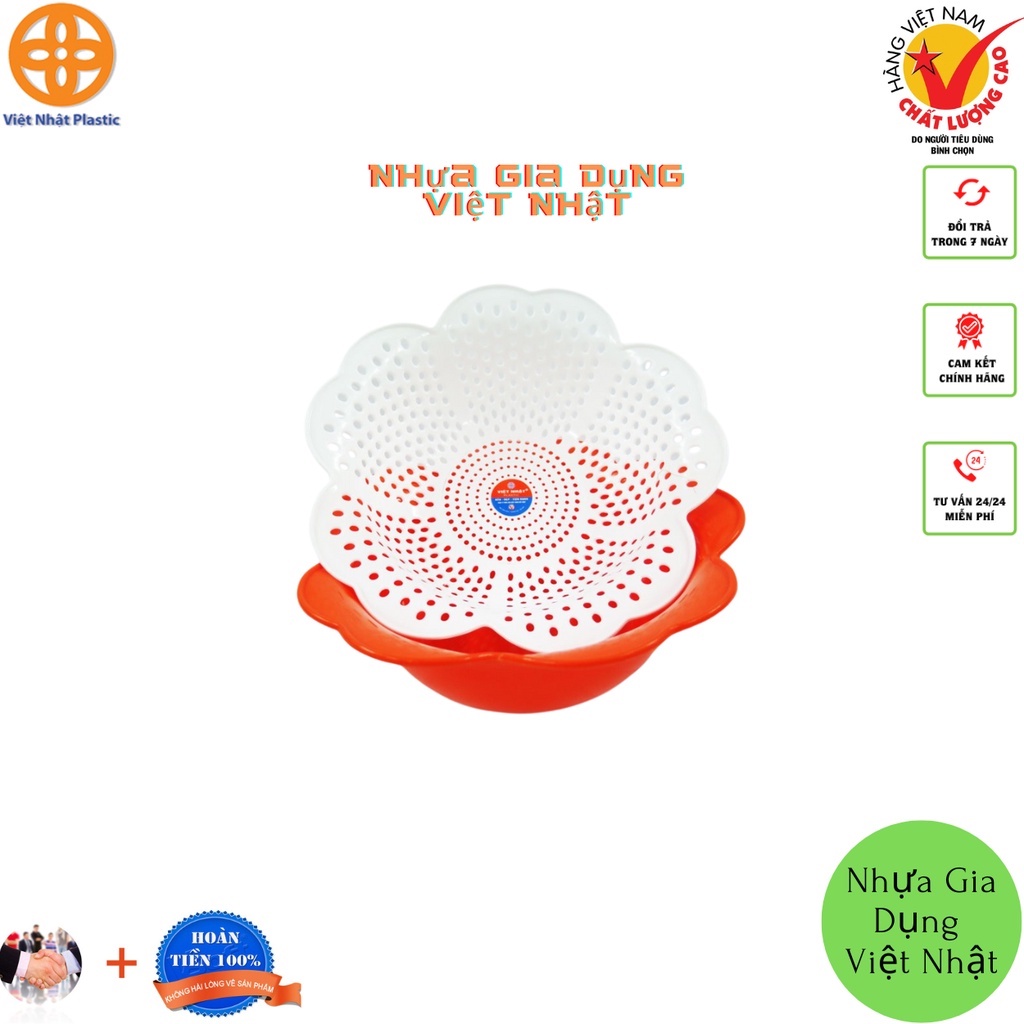 Rổ hoa mai cỡ trung Việt Nhật Plastic 3395-1
