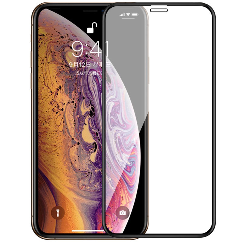 ✨ iPhone 11 Pro Max X Xs Max Xr 7 8 6 6s Plus 5 5sTempered Glass Full Cover Screen Protector Flim 9D Kính Cường Lực Bảo Vệ Màn Hình Toàn Diện