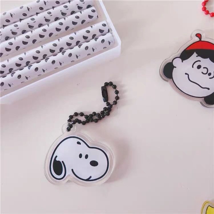 Móc chìa khóa họa tiết hoạt hình Snoopy dễ thương GaLiCiCi