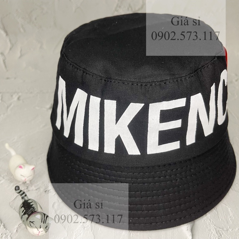 Nón bucket cụp in MIKEN thời trang đơn giản cá tính hot trend nam nữ